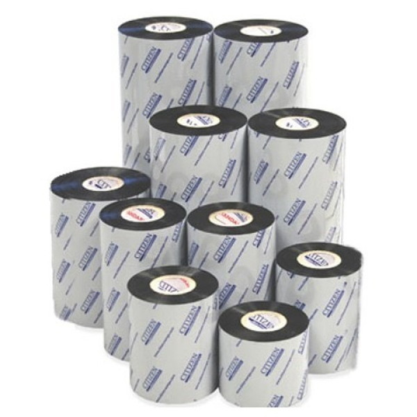 (4) Ribbon térmico CITIZEN wax/resin 110mm x 300m CL-S621 CL-S700 CL-S631 SLP-8301