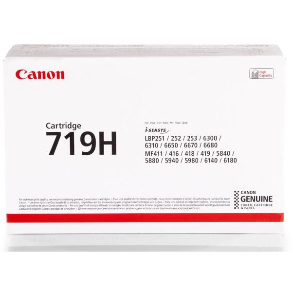 TONER NEGRO CGR 719H LBP251/252/253 TONER NEGRO CGR 719H LBP251/252/253
