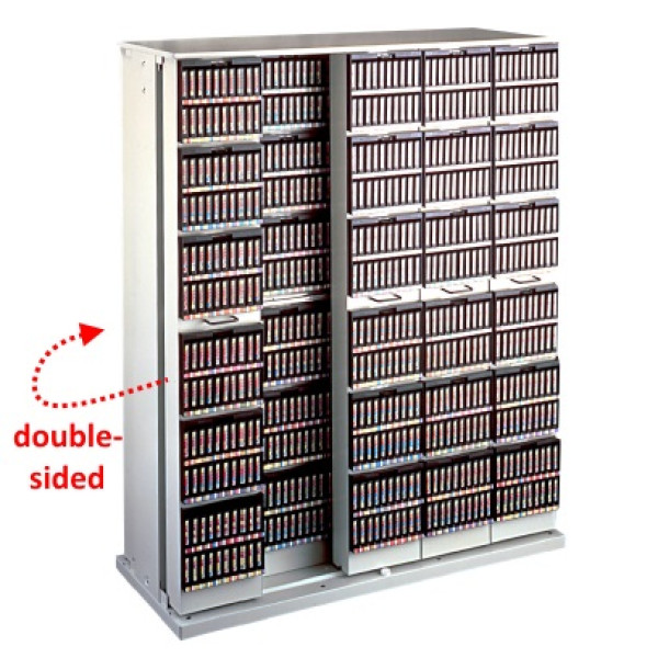 Estantería EDP Maximiser Quad Rack 1728 cart.LTO 2x (5Wx6H + 4Wx6H x 16packs) (double-side)