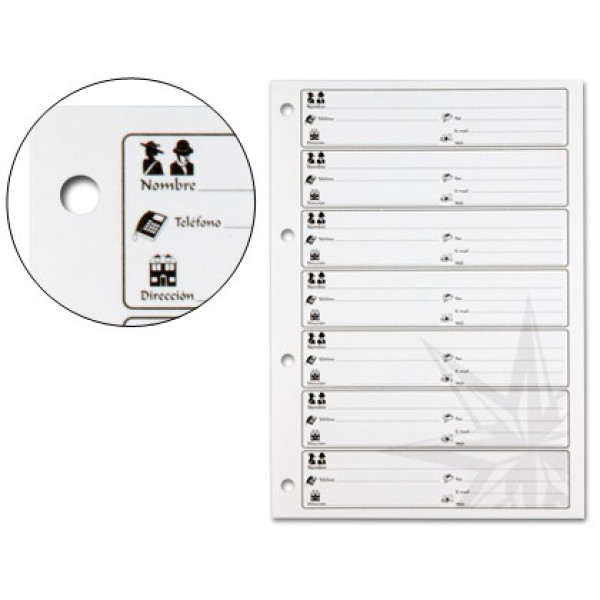 Recambio Listin telefonico sobremesa 4 anillas 230x185 Recambio Listin telefonico sobremesa 4 anillas 230x185
