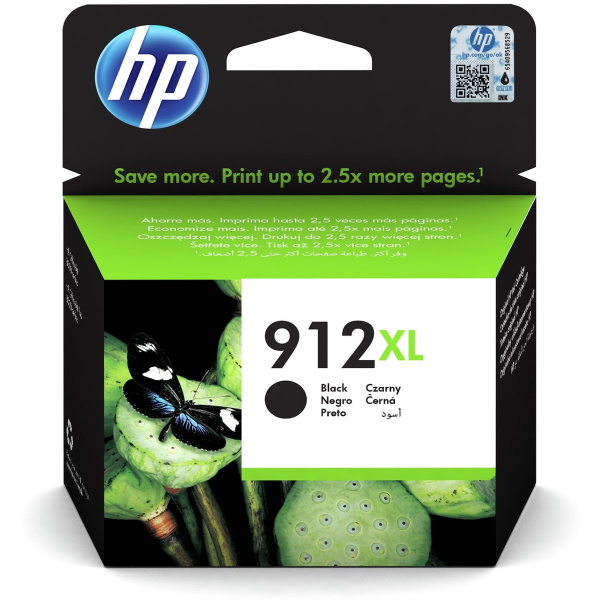 C.t.HP #912XL negro Officejet Pro 8010 8020 8022 Alta capacidad 825p. C.t.HP #912XL negro Officejet Pro 8010 8020 8022 Alta capacidad 825p.