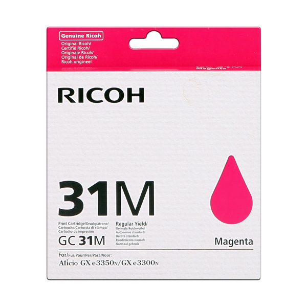CARTUCHO GC31M MAGENTA CARTUCHO GC31M MAGENTA