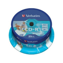 CDR 700 52X LATA 25 IMPR VERBATIM