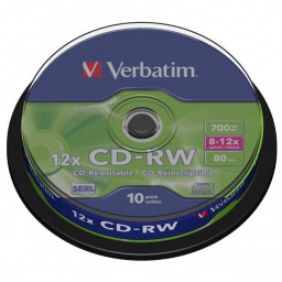 CDRW 700 12X LATA 10 VERBATIM