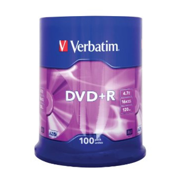 DVD R 4.7 16X LATA 100 VERBATIM DVD R 4.7 16X LATA 100 VERBATIM
