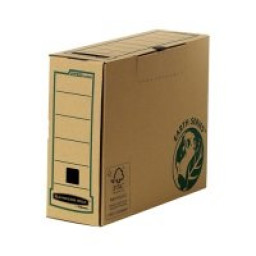 FELLOWES Caja de archivo definitivo A4 100mm 250x100x315mm, Bankers Box, 100% cartón reciclado