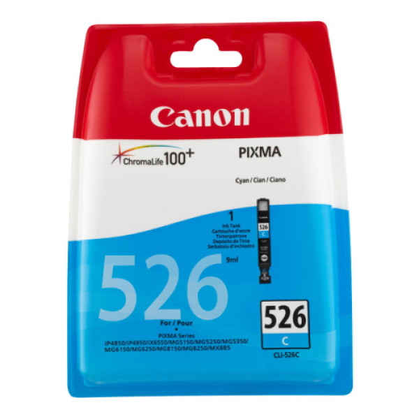 C.t. CANON CLI526C: MG5150 MG5250 IP4850 cian IP4950 MG6150 MG6250 *BLISTER+ALARMA* C.t. CANON CLI526C: MG5150 MG5250 IP4850 cian IP4950 MG6150 MG6250 *BLISTER+ALARMA*