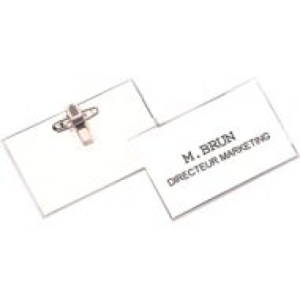 FELLOWES (50) portanombres con PIN-CLIP 56x92mm FELLOWES (50) portanombres con PIN-CLIP 56x92mm