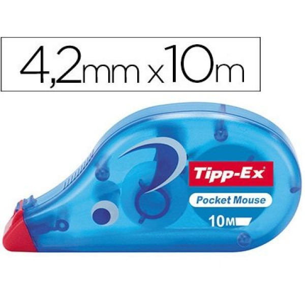 Corrector bic Roller Pocket Mouse 4.2 x 10 m tIPP-eX Corrector bic Roller Pocket Mouse 4.2 x 10 m tIPP-eX