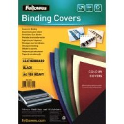 FELLOWES (25) portadas Delta Cuero A4 250gr. rojo
