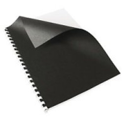 FELLOWES (100) portadas PP negro A4 450mic FELLOWES (100) portadas PP negro A4 450mic