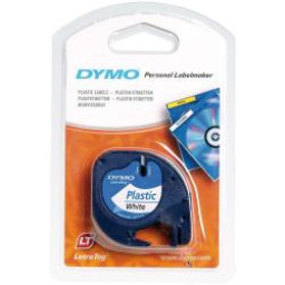 CINTAS PLASTICO 12MM X 4M NE/BL