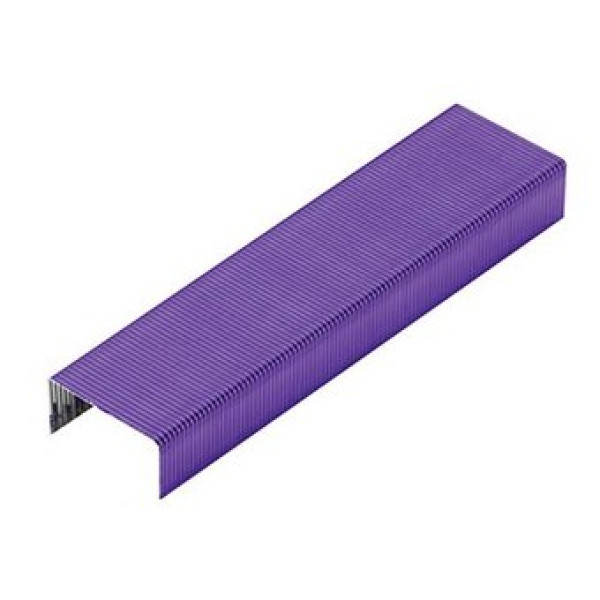 Caja de 2000 grapas REXEL nº56 26/6 color morado Caja de 2000 grapas REXEL nº56 26/6 color morado