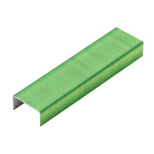 Caja de 2000 grapas REXEL nº56 26/6 color verde lima Caja de 2000 grapas REXEL nº56 26/6 color verde lima