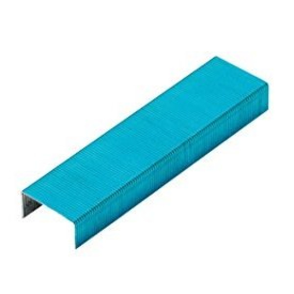 Caja de 2000 grapas REXEL nº56 26/6 color azul Caja de 2000 grapas REXEL nº56 26/6 color azul