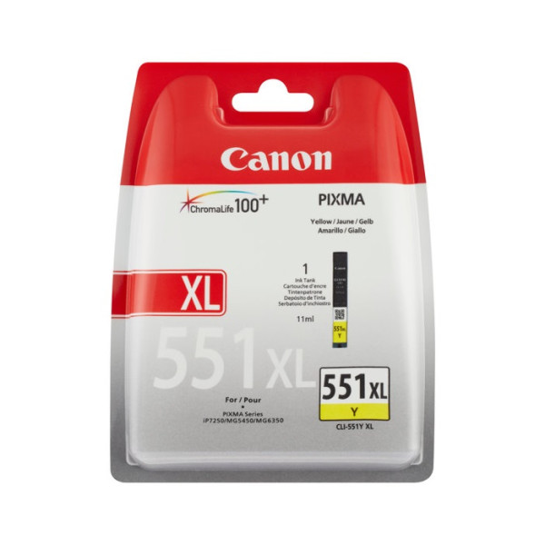 CLI-551XL AMARILLA BL IP7250/IP8750 CLI-551XL AMARILLA BL IP7250/IP8750