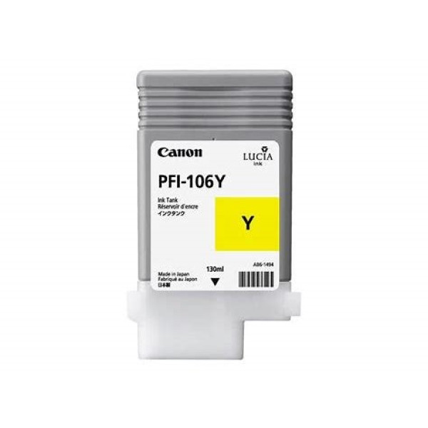 C.t. CANON PFI-106Y  IPF6400  IFP6450 amarillo 130 ml
