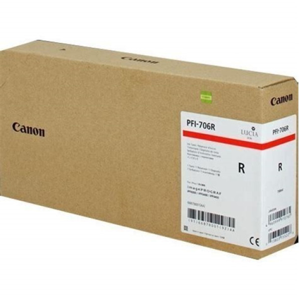C.t. CANON PFI-706R:  IPF8300 IPF8400 rojo 700 ml.