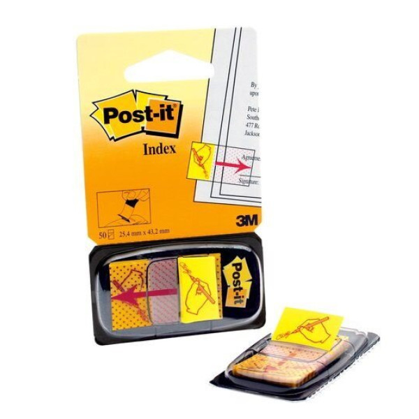 Dispensador POST-IT Index firma, 50u. (25,4x43,1mm) Dispensador POST-IT Index firma, 50u. (25,4x43,1mm)