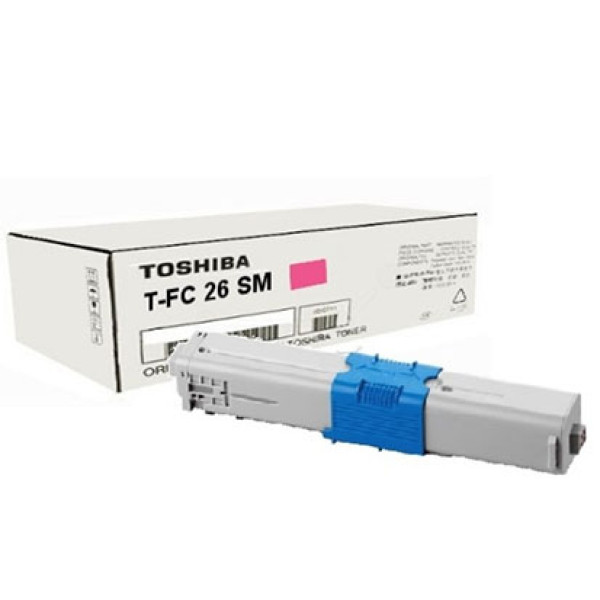 Toner TOSHIBA FC-26SM: e-Studio 262cp 263cp 264cp magenta 6.000p. (antes 6B000000361)