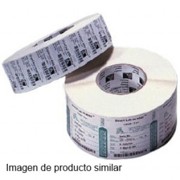 (12)Rollos etiquetas térmicas ZEBRA Z-Select 2000D 102x38mm 1790et/rollo blanca permanente perforada