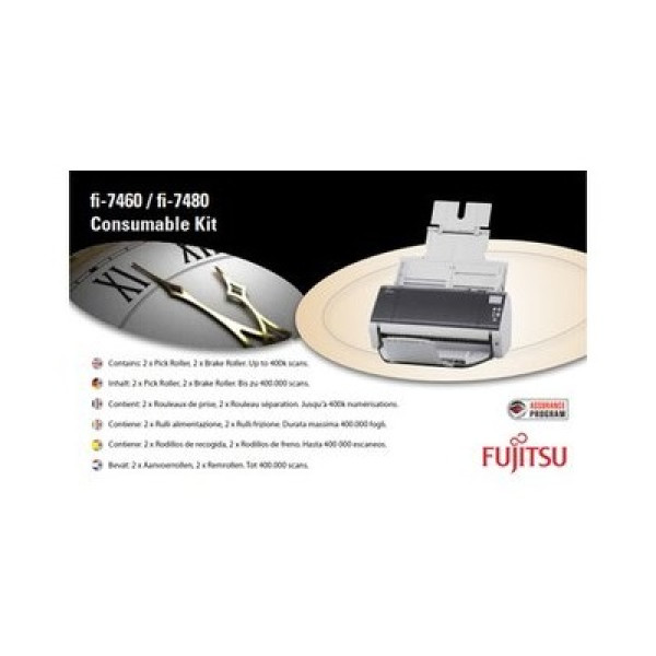 Kit FUJITSU FI7460 FI7480 (CON-3710-002A) (2pick roller+2 brake roller)  400.000 documen