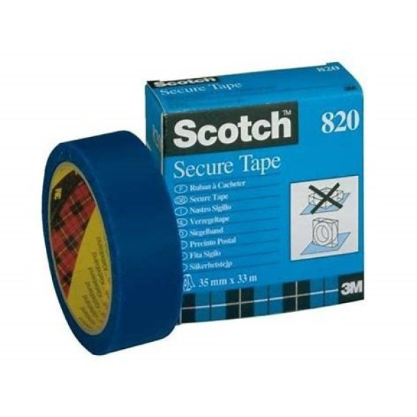 Cinta SCOTCH Postal 820 Azul ** 35mx33 Cinta SCOTCH Postal 820 Azul ** 35mx33