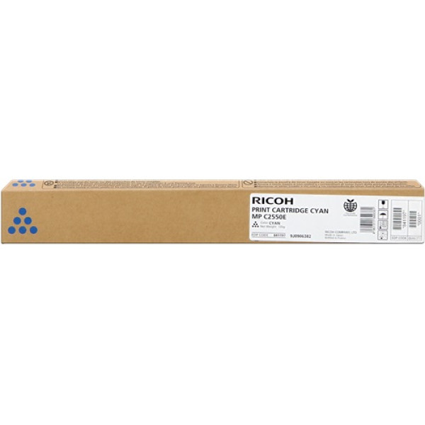 Toner RICOH MPC2550E: MPC2030 MPC2050 MPC2530 cyan 5.500p. (841197)