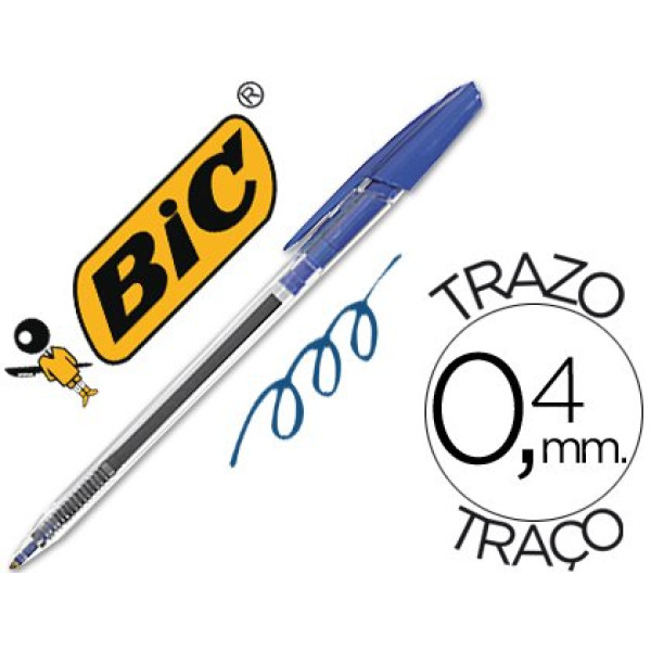 Boligrafo BIC Cristal clic azul