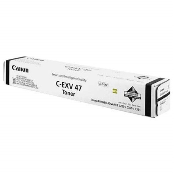 Toner CANON EXV47K: IR Advance C250 C350 negro 19.000p. Toner CANON EXV47K: IR Advance C250 C350 negro 19.000p.