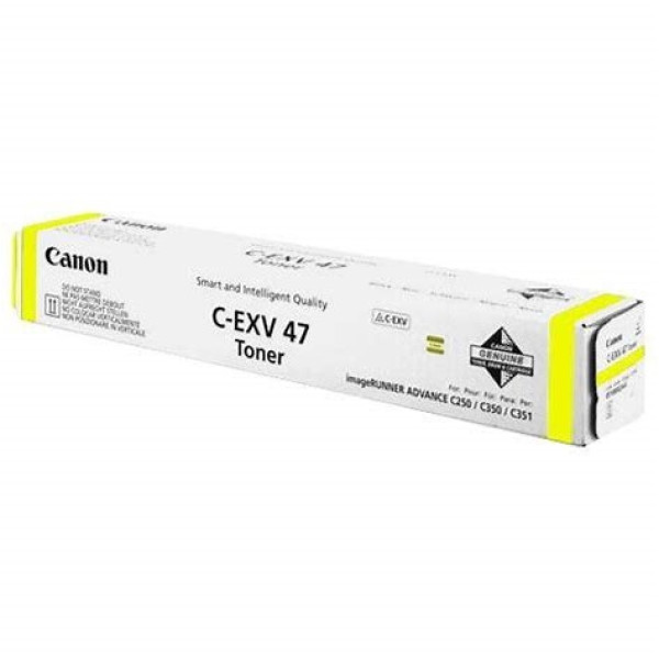 Toner CANON EXV47Y: IR Advance C250 C350 amarillo 21.000p. Toner CANON EXV47Y: IR Advance C250 C350 amarillo 21.000p.