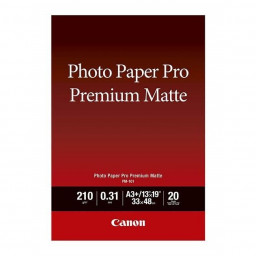 Papel CANON Fotog. PM-101 A3+ 329x483 mm 210gr 20 hojas