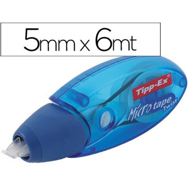 Corrector TIPP-EX micro tape TWIST 8mt. x 5mm. (44329) Corrector TIPP-EX micro tape TWIST 8mt. x 5mm. (44329)