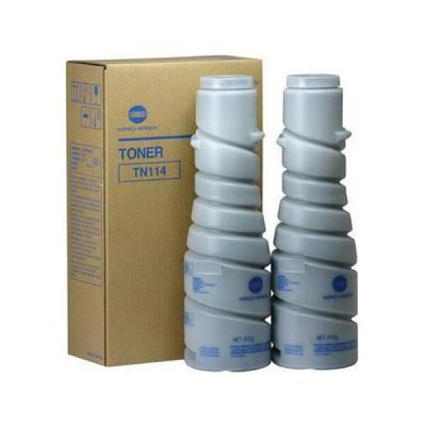 (2) Toner KONICA-MINOLTA TN114: DI152 DI162 DI183 DI210 DI1611 2 x 11.000p. (8937-722)(8937-784) (2) Toner KONICA-MINOLTA TN114: DI152 DI162 DI183 DI210 DI1611 2 x 11.000p. (8937-722)(8937-784)