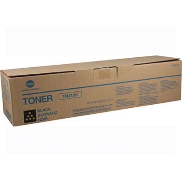 Toner KONICA-MINOLTA TN210K: Bizhub C250 negro Bizhub C252 20.000p. Toner KONICA-MINOLTA TN210K: Bizhub C250 negro Bizhub C252 20.000p.