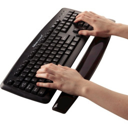 REPOSAMUNECAS TECLADO GEL  NEGRO