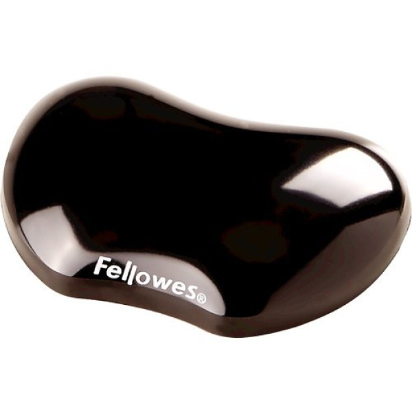 FELLOWES Mini reposamuñecas ratón gel negro Gel Crystal 122x88x18mm FELLOWES Mini reposamuñecas ratón gel negro Gel Crystal 122x88x18mm
