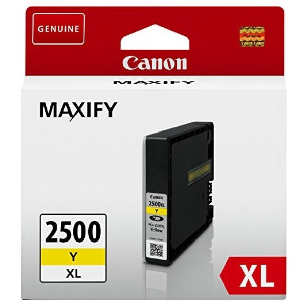C.t. CANON PGI-2500XL Y Maxify iB4050 MB5050 amar MB5350 Alta capacidad 1.755p. C.t. CANON PGI-2500XL Y Maxify iB4050 MB5050 amar MB5350 Alta capacidad 1.755p.