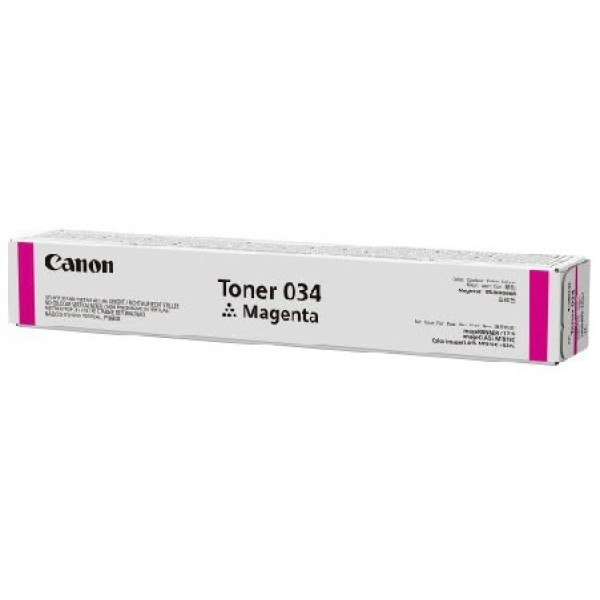 Toner CANON 034M: I-Sensys MF810 ImR. C1200 magent C1120 series 7.500p. Toner CANON 034M: I-Sensys MF810 ImR. C1200 magent C1120 series 7.500p.