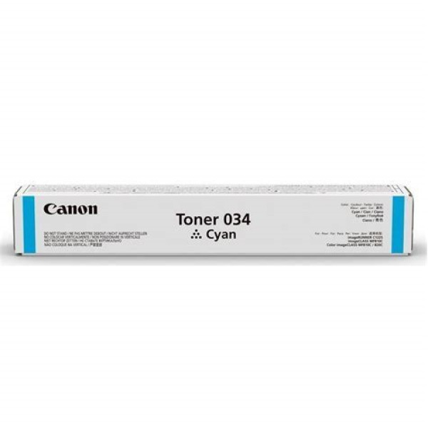 Toner CANON 034C: I-Sensys MF810 ImR. C1200 cian C1120 series 7.500p. Toner CANON 034C: I-Sensys MF810 ImR. C1200 cian C1120 series 7.500p.