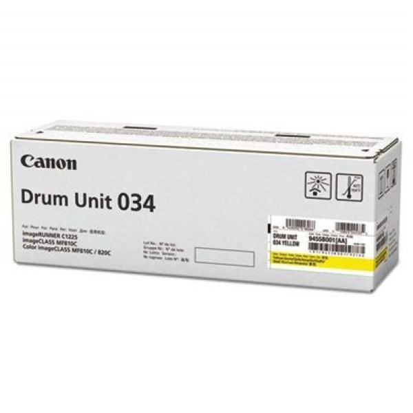 Tambor CANON 034Y: I-Sensys MF810 IRC1200 Yellow C1120 series 34.000p.