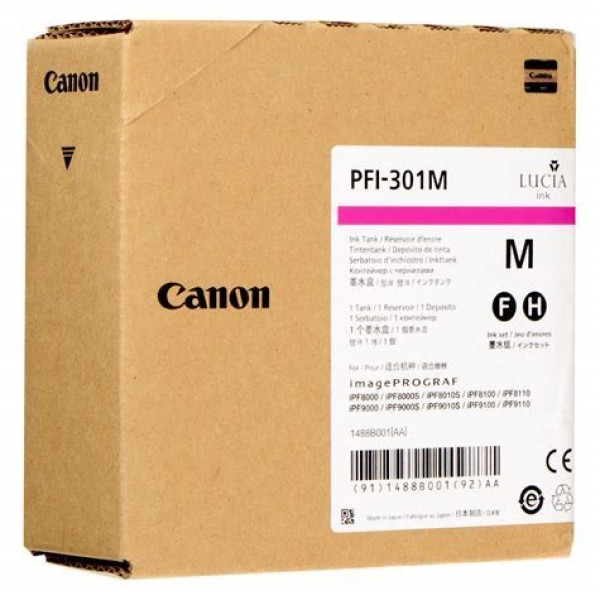 C.t. CANON PFI-307M: IPF830 IPF840 magenta IPF850 330ml. C.t. CANON PFI-307M: IPF830 IPF840 magenta IPF850 330ml.