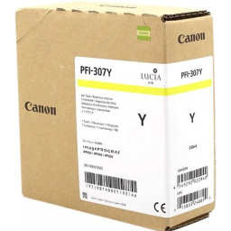 C.t. CANON PFI-307Y: IPF830 IPF840 amarillo IPF850 330ml.