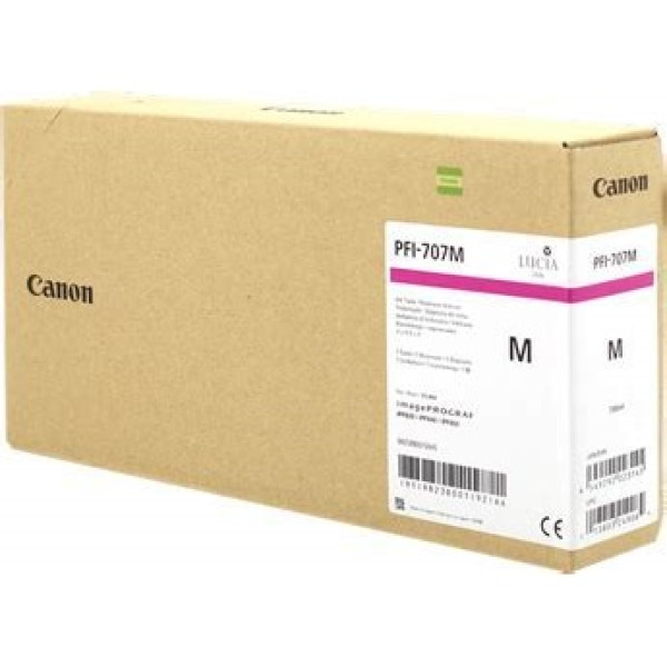 C.t. CANON PFI-707M: IPF830 IPF840 IPF850 700ml. magenta C.t. CANON PFI-707M: IPF830 IPF840 IPF850 700ml. magenta