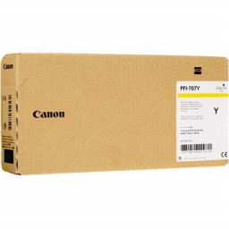 C.t. CANON PFI-707Y:  IPF830 IPF840 IPF850 700ml. amarillo