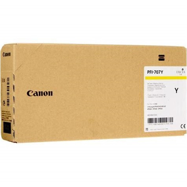 C.t. CANON PFI-707Y: IPF830 IPF840 IPF850 700ml. amarillo C.t. CANON PFI-707Y: IPF830 IPF840 IPF850 700ml. amarillo