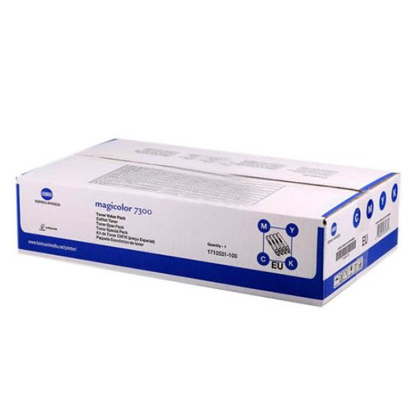 (4) Toner KONICA-MINOLTA MC7300 (CMYBK) (1710531-100) (4) Toner KONICA-MINOLTA MC7300 (CMYBK) (1710531-100)
