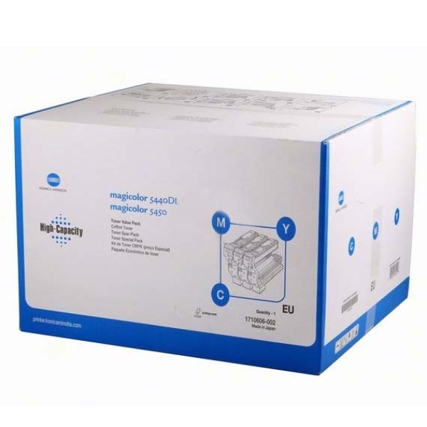 (3) Toner KONICA-MINOLTA MC5440 MC5450 (CMY) 3 x 12.000p. Alta capacidad (1710606-002) (3) Toner KONICA-MINOLTA MC5440 MC5450 (CMY) 3 x 12.000p. Alta capacidad (1710606-002)