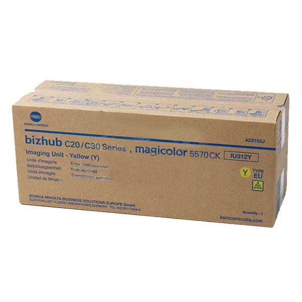Tambor KONICA-MINOLTA Bizhub C20P C30P amarillo 30.000p. Tambor KONICA-MINOLTA Bizhub C20P C30P amarillo 30.000p.