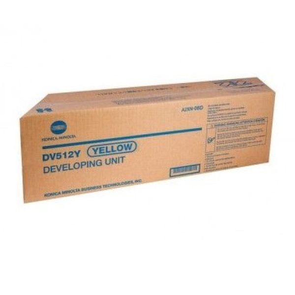 Developer KONICA-MINOLTA DV-512Y Yellow Bizhub C224 C284 C454 600.000p. Developer KONICA-MINOLTA DV-512Y Yellow Bizhub C224 C284 C454 600.000p.